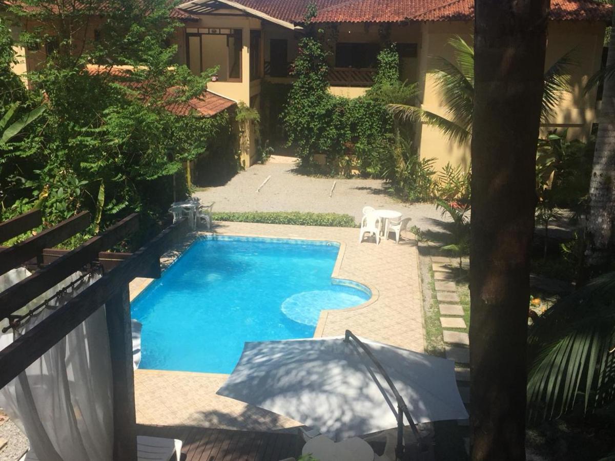 Pousada Recanto Dos Tangaras Juqueí Exterior foto