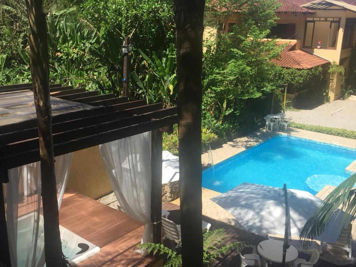 Pousada Recanto Dos Tangaras Juqueí Exterior foto