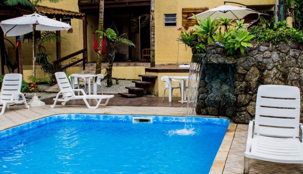 Pousada Recanto Dos Tangaras Juqueí Exterior foto