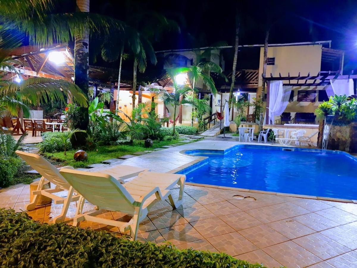 Pousada Recanto Dos Tangaras Juqueí Exterior foto
