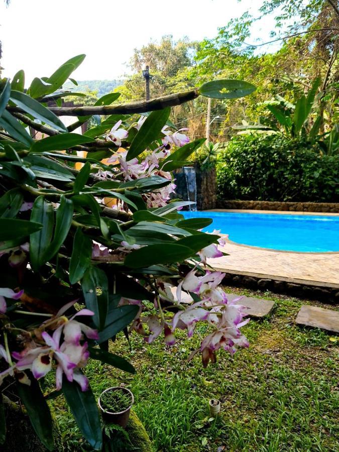 Pousada Recanto Dos Tangaras Juqueí Exterior foto