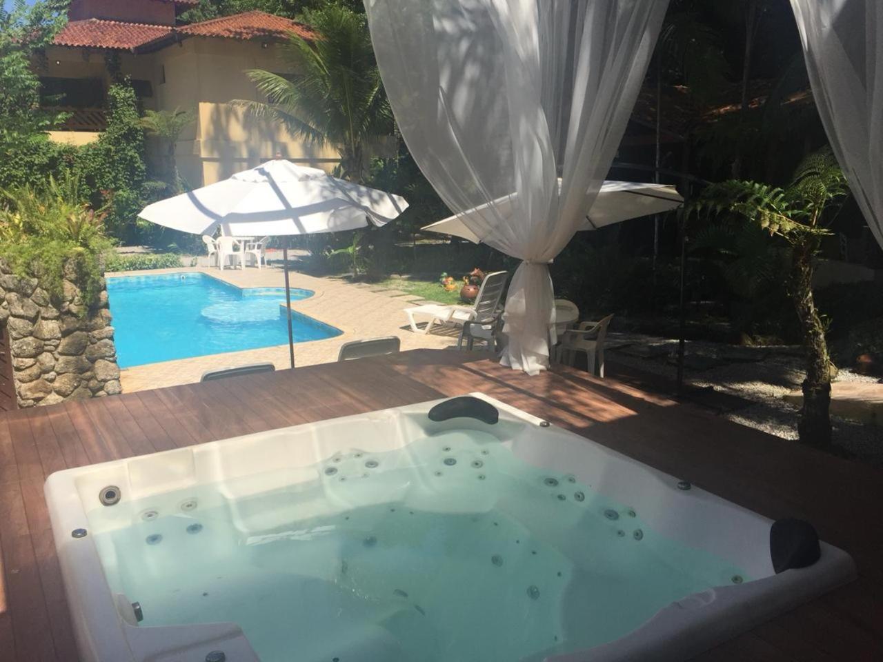 Pousada Recanto Dos Tangaras Juqueí Exterior foto